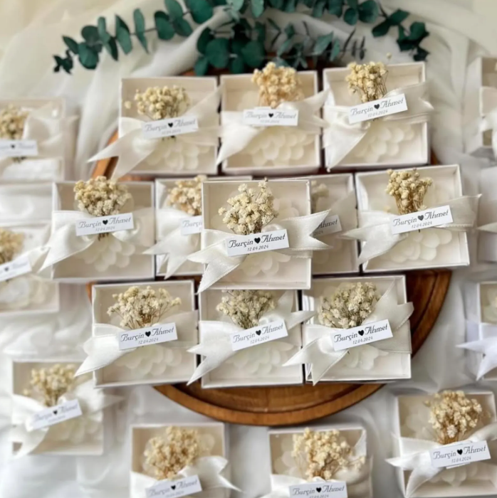 Personalized Wedding Candle Favors