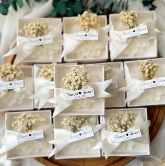 Personalized Wedding Candle Favors