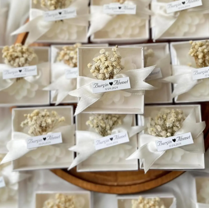 Personalized Wedding Candle Favors
