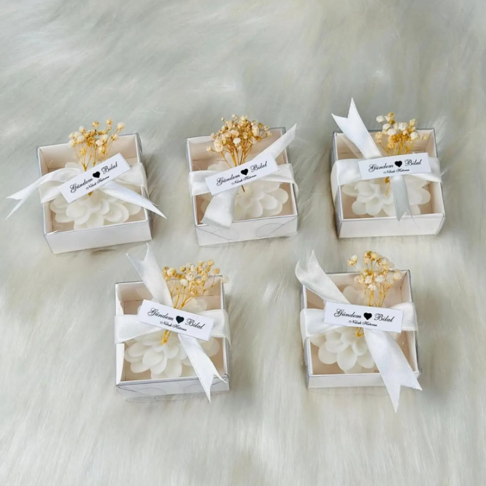 Personalized Wedding Candle Favors