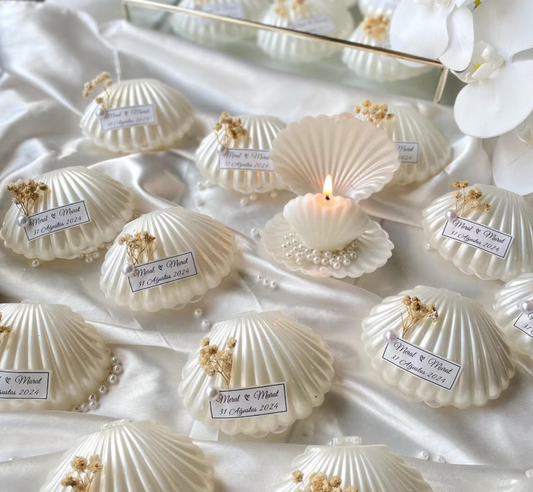 Elegant Wedding Candle Favors