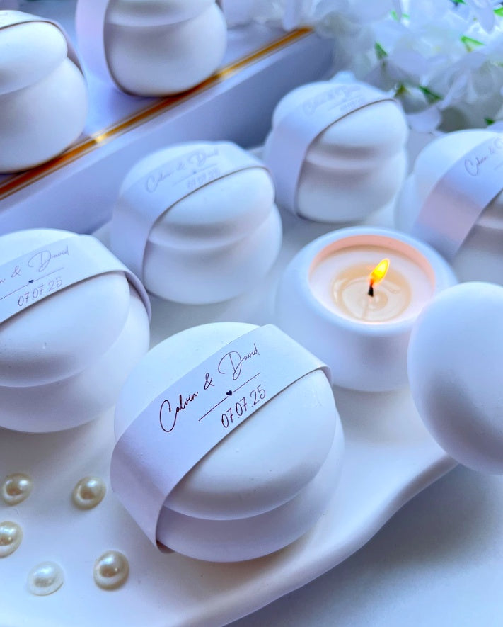Luxury Wedding Candle Favors – Personalized Scented Gifts