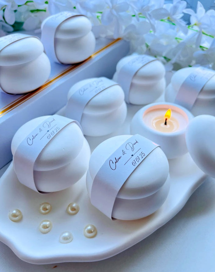 Luxury Wedding Candle Favors – Personalized Scented Gifts