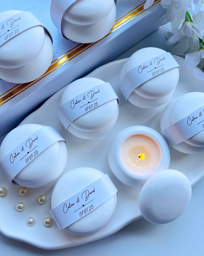 Luxury Wedding Candle Favors – Personalized Scented Gifts