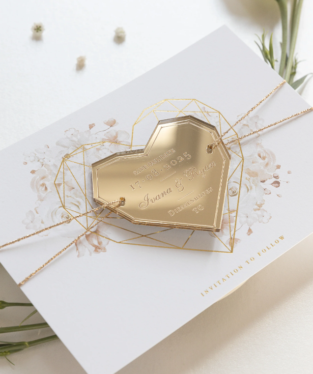 Personalized, Acrylic, Save the Date Magnet