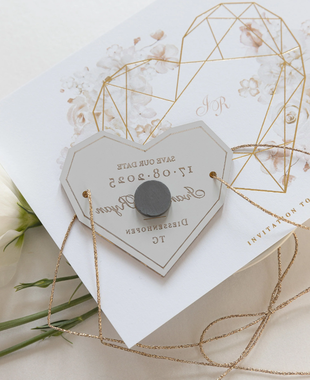 Personalized, Acrylic, Save the Date Magnet