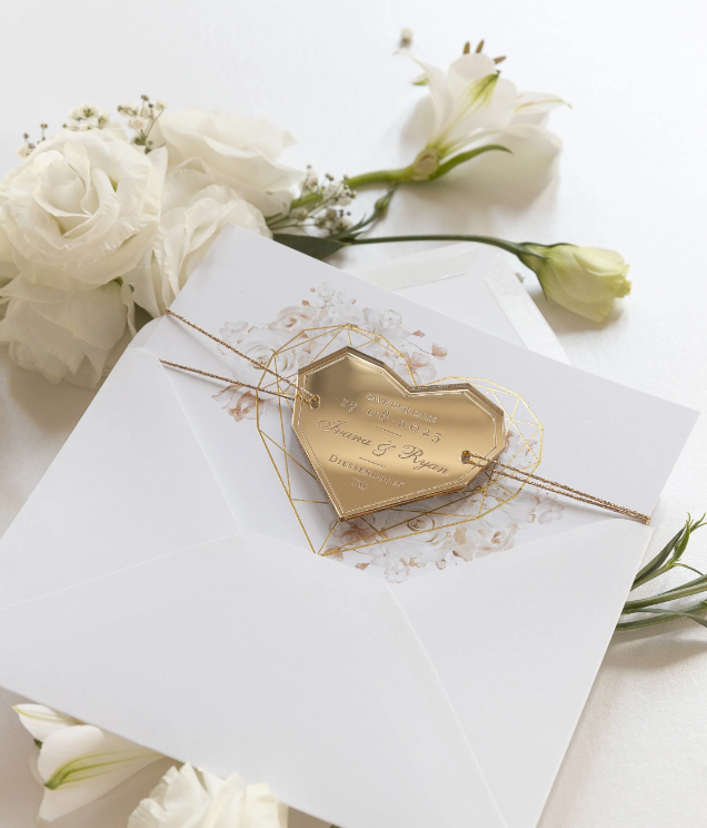 Personalized, Acrylic, Save the Date Magnet