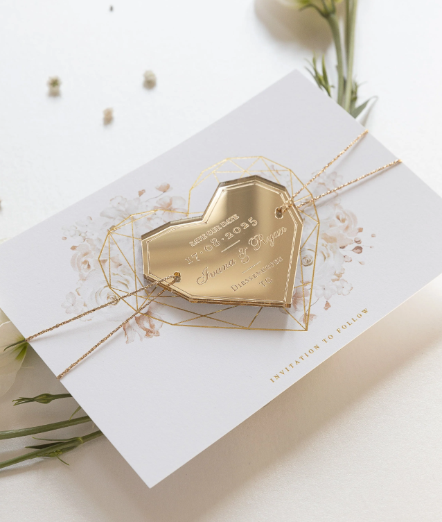 Personalized, Acrylic, Save the Date Magnet