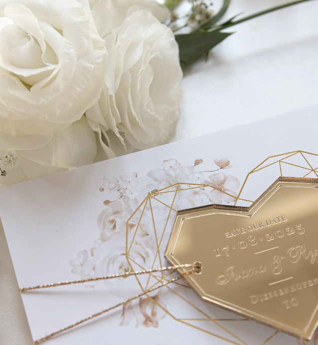 Personalized, Acrylic, Save the Date Magnet