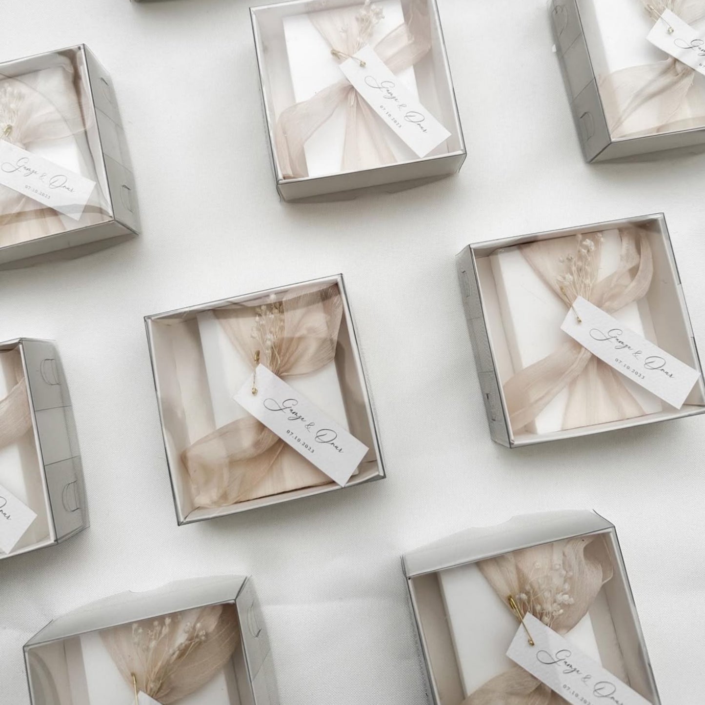 Personalized Scented Soap Wedding Favors