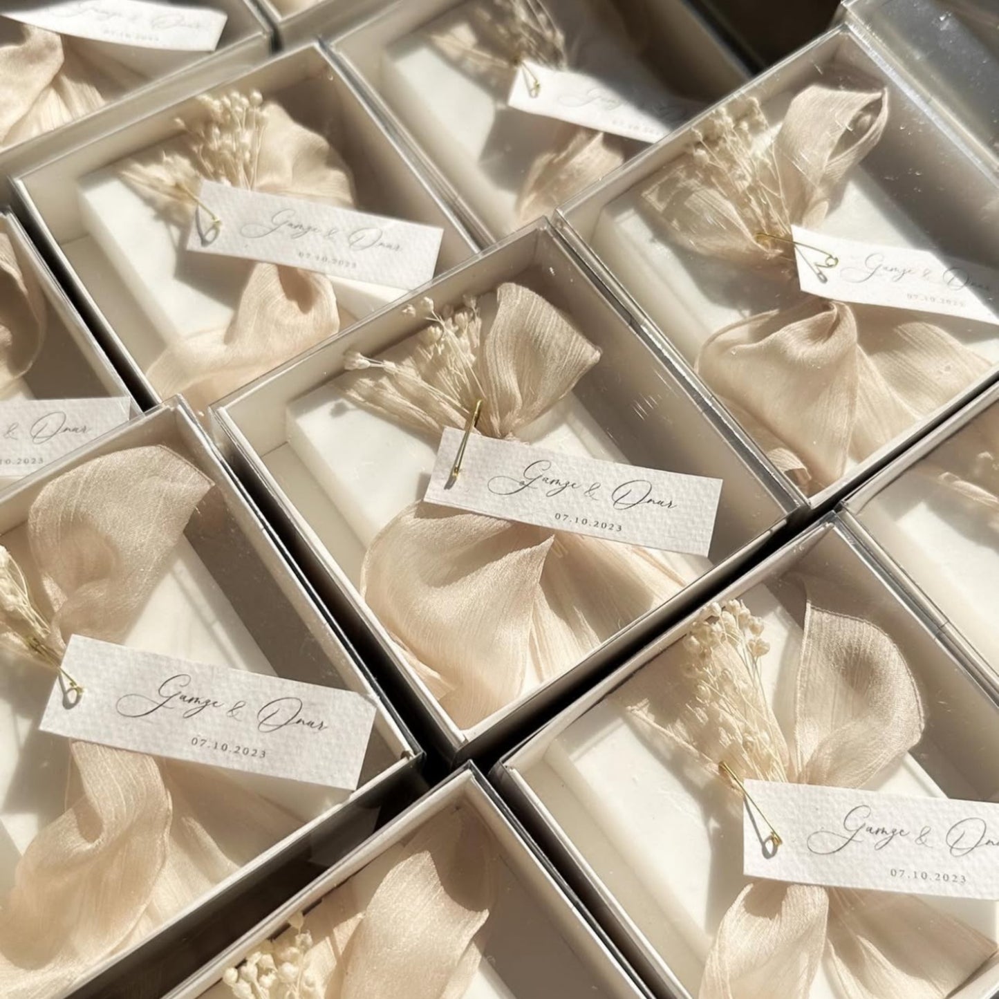 Personalized Scented Soap Wedding Favors