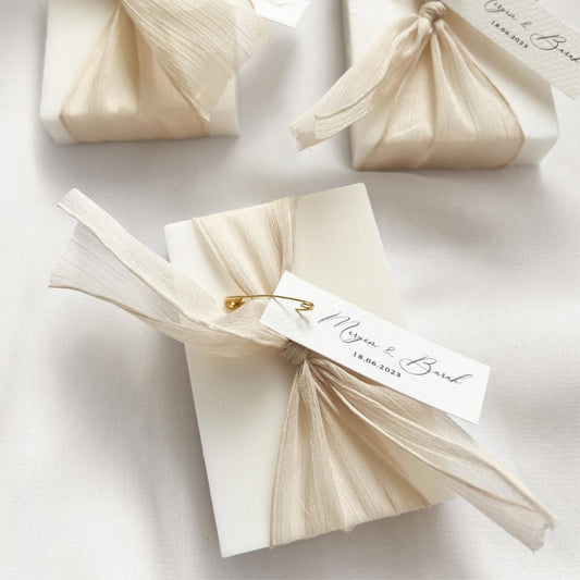 Personalized Scented Soap Wedding Favors