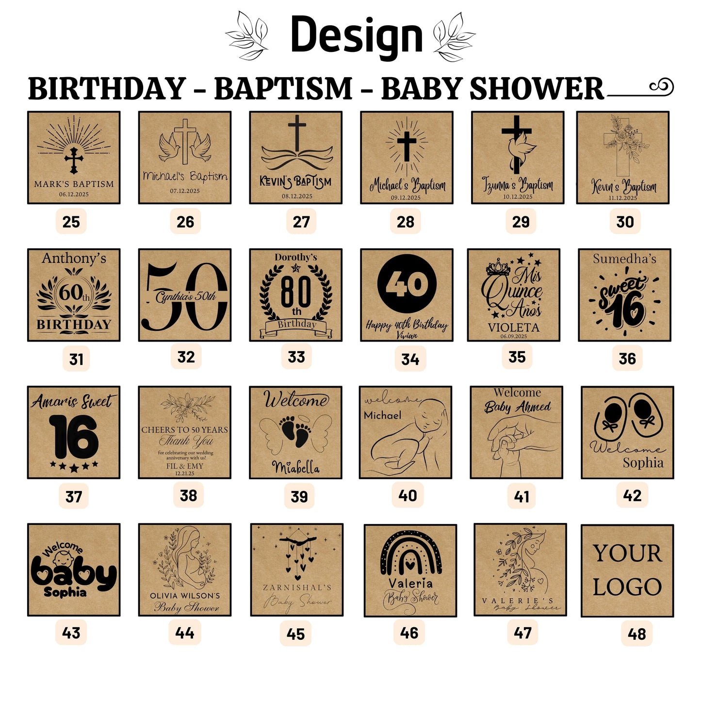 Personalized Wedding Favors