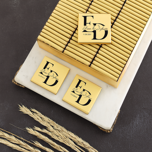 Personalized Wedding Chocolate Favors