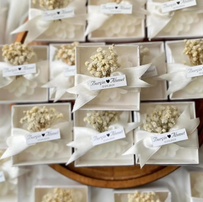 Personalized Wedding Candle Favors