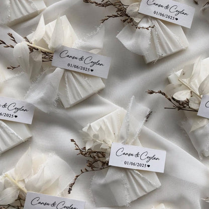 Personalized Handmade Soap Favors, Mini Guest Gifts for Weddings