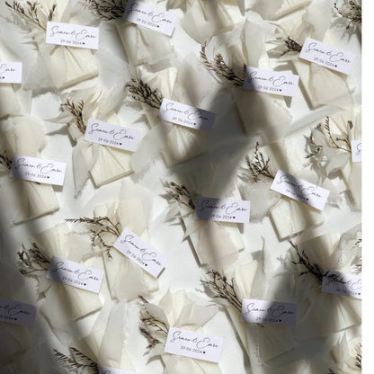 Personalized Handmade Soap Favors, Mini Guest Gifts for Weddings