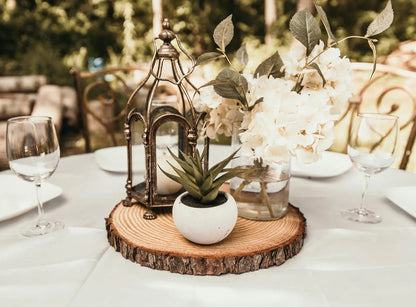 Set of Wood Slices for Centerpieces • Wedding Centerpieces • Baby Shower Centerpieces • Table Decor • Rustic Party & Event Centerpiece
