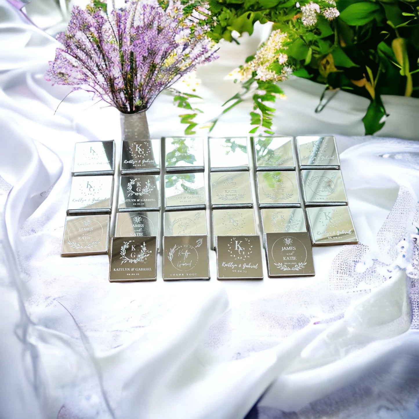 Personalized Wedding Chocolate Favors