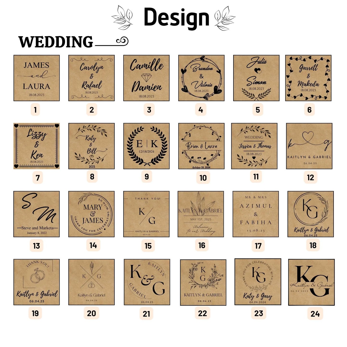 Guest gifts for weddings