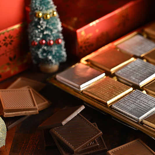 Gold or Silver foil Milk Chocolate Neapolitans, Minimalist Chocolates, Engagement Gifts